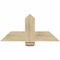 Ekena Millwork Eugene Rough Sawn Timber Gable Bracket, Douglas Fir, 36"W x 16"H x 2"D x 6"F, 11/12 Pitch GBW036X16X0206EUG00RDF - alternate 1